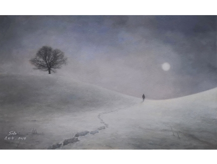 赤峰柳尚赫(一级画家) 《梦与远方》68x42 2019年